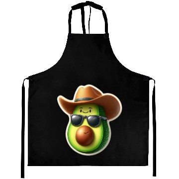 Discover avocado wears hat Aprons