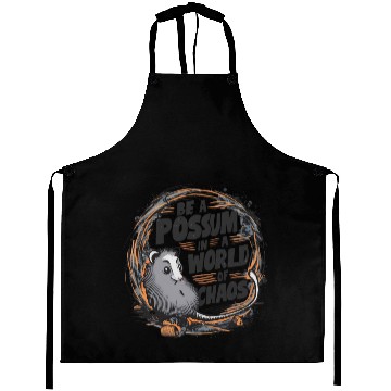 Discover Be a Possum in a world of chaos Street Cats Squad Aprons