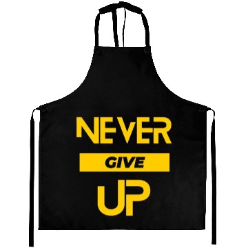 Discover never give up Aprons