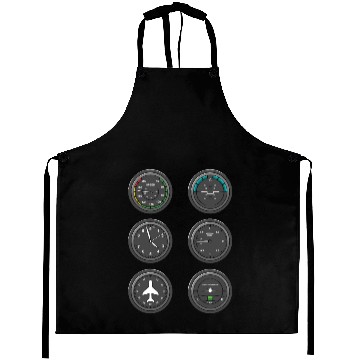 Discover Airplane Flight Instruments Aprons