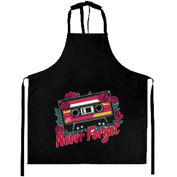 Discover A cassette tape colored with roses 6 Aprons