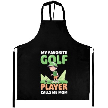 Discover Golfing Mom Favorite Player Calls Mom Aprons