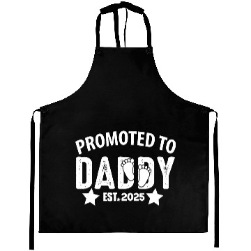 Discover Promoted to daddy 2025 Aprons