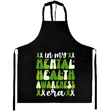 Discover In My Mental Health Awareness Era Groovy Aprons