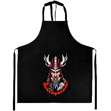 Discover Warrior's Wrath,Veteran Warrior Portrait Aprons