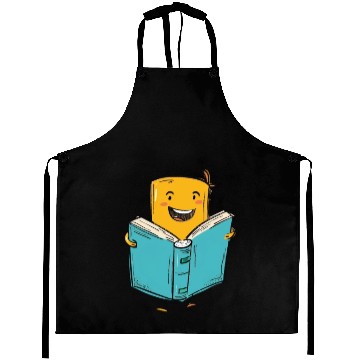 Discover Happy Book Lover Reading Adventure Aprons