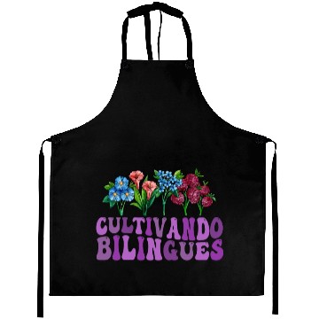 Discover Cultivando Bilingües Spanish Teacher Aprons