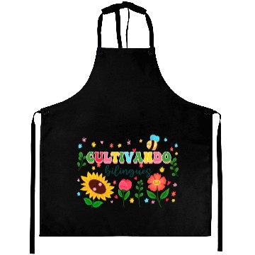 Discover Cultivando Bilingües Spanish Teacher Aprons
