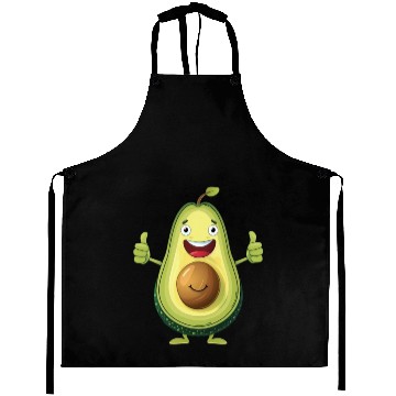 Discover Happy Avocado With Thumbs Up Aprons