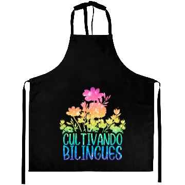 Discover Cultivando Bilingües Spanish Teacher Aprons