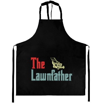 Discover Lawn Mowing Lawnfather Father's Day Funny Aprons