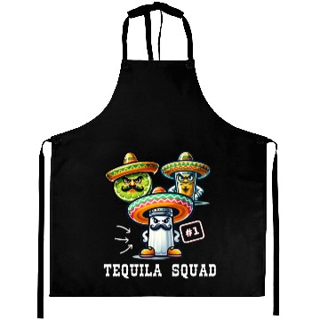 Discover Cinco De Mayo Fiesta Tequila Squad Salt Number One Aprons