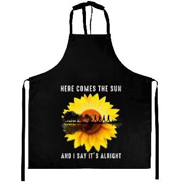 Discover Here Comes The Sun And I Say It's Alright Guitar Aprons