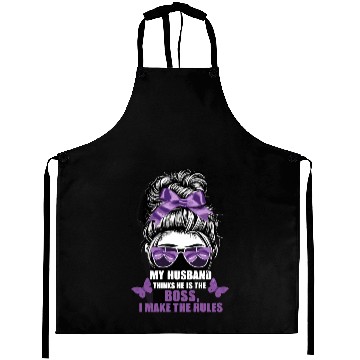 Discover My Husband Thinks He Is The Boss I Make The Rules Aprons