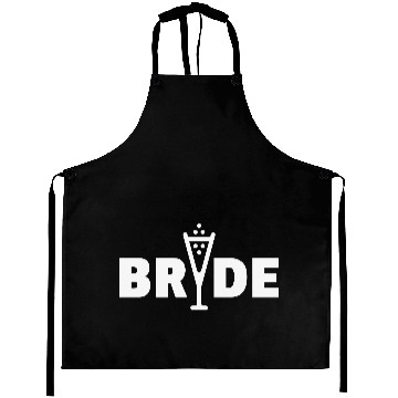 Discover Bride Bubbly (Hen Night Bachelorette Party White) Aprons