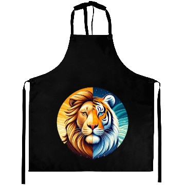Discover Lion Tiger Aprons