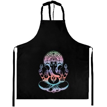 Discover Ganesh Hindu Ganesha Elephant Spiritual Aprons