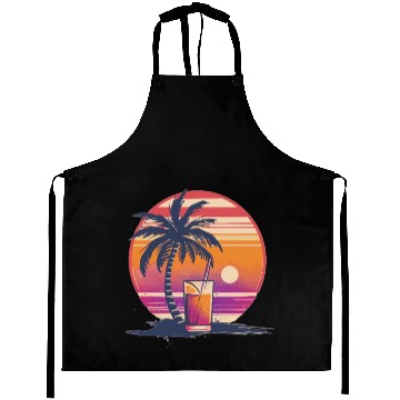 Discover Retro Beach Cocktail Aprons