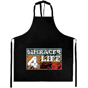Discover SimRacer 4 Life Logo Aprons
