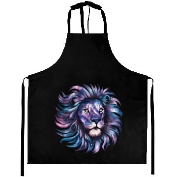 Discover Lion Head Galaxy Style Aprons