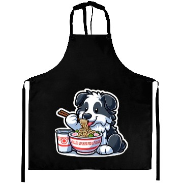 Discover Border Collie Love Ramen Aprons