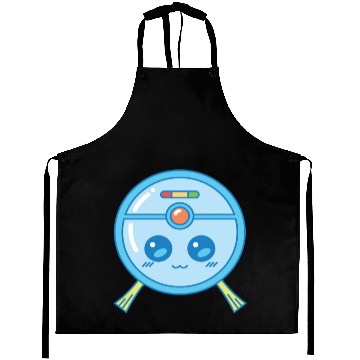 Discover Cute Robot Vacuum Cleaner Kawaii Aprons
