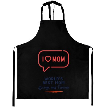 Discover i love mom Aprons