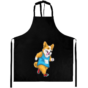 Discover Corgi Runner Running Sports Aprons