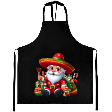 Discover Cinco de Mayo Santa Claus Aprons