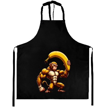 Discover Musclemonkey with giant banana Aprons