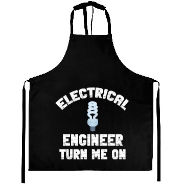 Discover Electrical Engineer Turn Me On On Off Physicist Aprons