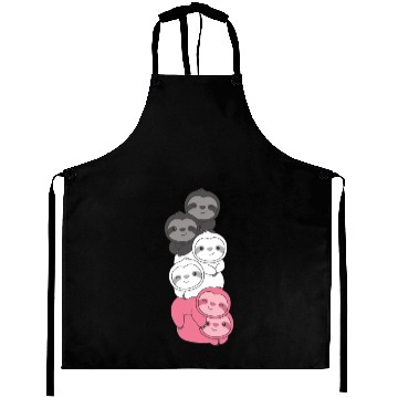 Discover Femaric Flag Pride Lgbtq Cute Sloth Aprons