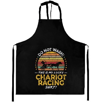 Discover Funny Chariot Racing Chariot Racer Quote Aprons