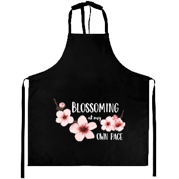 Discover Spring floral Aprons Elegant Cherry Blossom Design