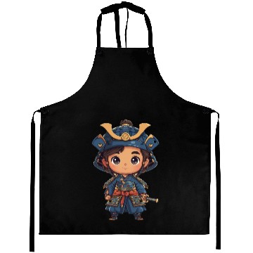 Discover Samurai warrior Kid Aprons