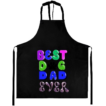 Discover Best dog dad ever Aprons