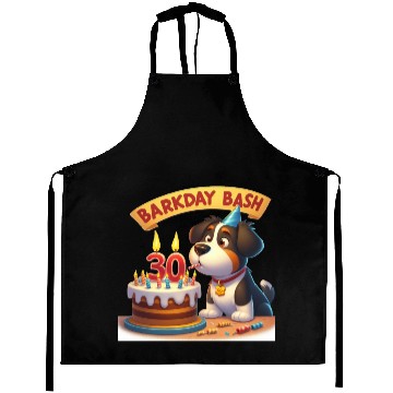Discover 30th Birthday Bark Bash Aprons