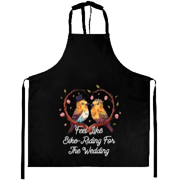 Discover Feel Like Bike Riding For The Wedding Engagement Aprons