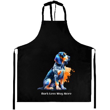 Discover Bluetick Coonhound Dog: Bark Less, Wag More Aprons