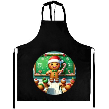 Discover Gingerbread Teach's Yuletide Class Aprons