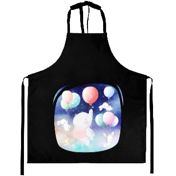 Discover Elephant And Rabbit Flying To Space Using Balloon Aprons