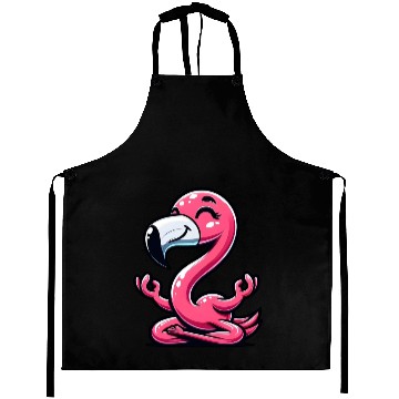 Discover Flamingo Yoga Meditation Relaxation Aprons