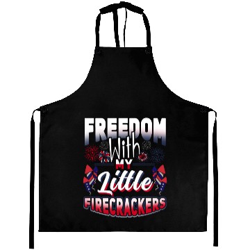 Discover Freedom Firecrackers Patriotic Teacher Aprons