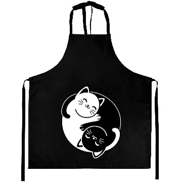 Discover Yin and Yang Cats Aprons
