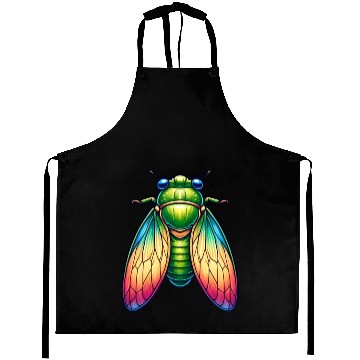 Discover Colorful Cicada Aprons