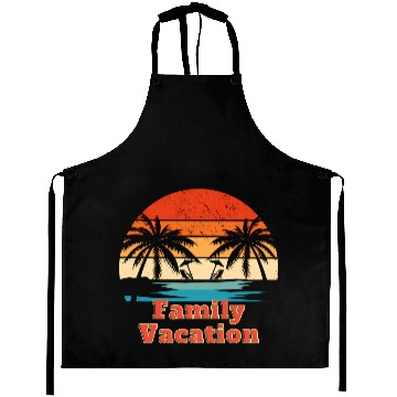 Discover Family Vacation design Aprons