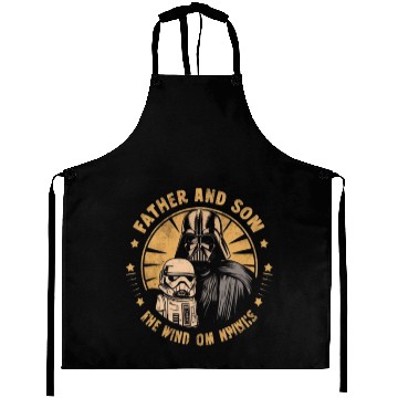 Discover Father and son starwars sci-fi design gift Aprons