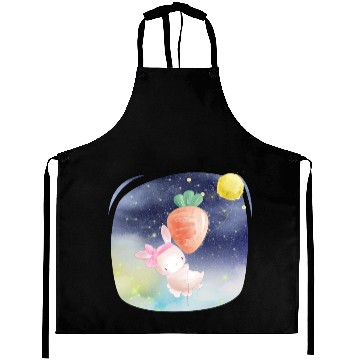 Discover Funny Happy Rabbit Flying to Sky Using Balloon Aprons
