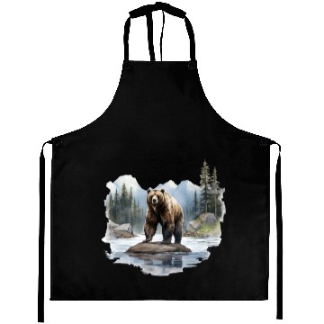 Discover Grizzly Bear in the Wild Aprons
