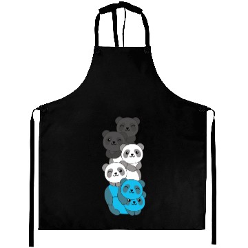 Discover Mascic Flag Pride Lgbtq Cute Panda Aprons
